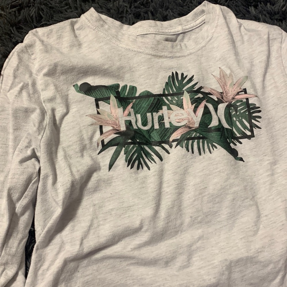 hurley long sleeve shirt XL